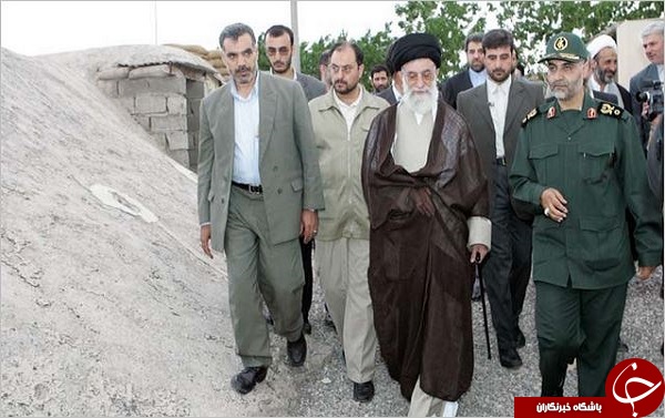 عکس کمتر دیده شده از امام خامنه ای و سردار سلیمانی