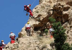 نجات جان یک کوهنورد در خوانسار