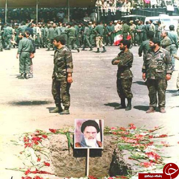 پیکر مطهر امام خوبیها اینجا آرامید +عکس