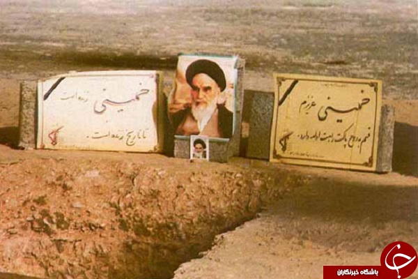 پیکر مطهر امام خوبیها اینجا آرامید +عکس