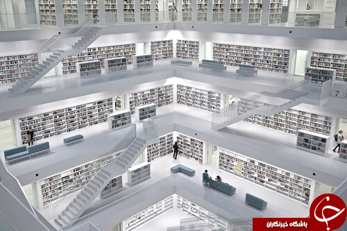 وقتی کتاب ها درکتابخانه خودنمایی می کنند+تصاویر