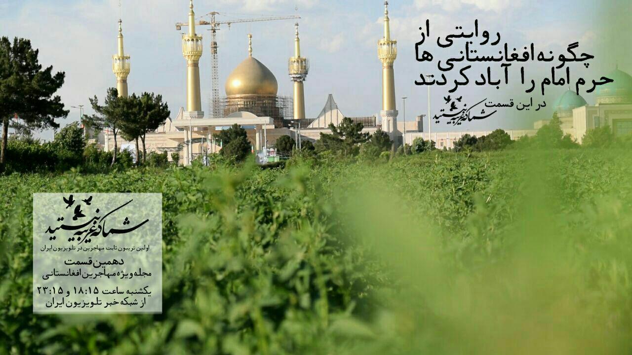 روایتی از آبادانی حرم امام(ره) توسط افغانستانی&zwnj;ها در &laquo;شما که غریبه نیستید&raquo; امشب