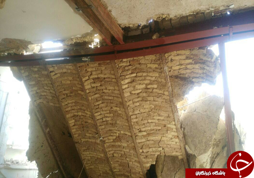 گیر افتادن 4 کارگر ساختمانی زیر آوار + تصاویر