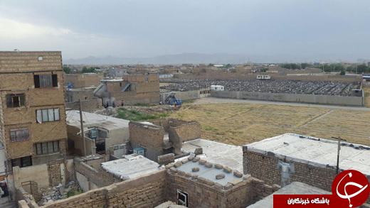 تخلیه نخاله در محله مسکونی + تصاویر