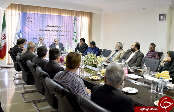 امضاي تفاهم نامه ميان سازمان فضايي ايران و سازمان محيط زيست