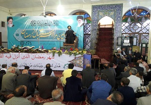 نخستین آیین استقبال از ماه رمضان در اردبیل برگزار شد