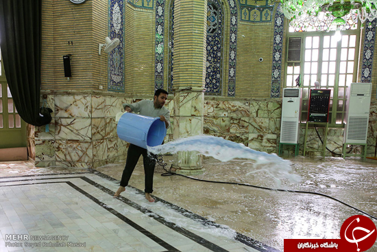 مسجد جمکران در آستانه ماه رمضان+ عکس