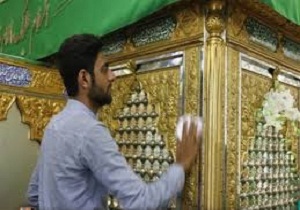 غبار روبی بقاع متبرکه استان سمنان