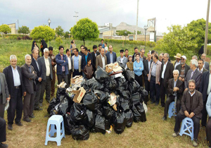 همایش پاکسازی محیط زیست در روستای سعیدآباد + تصاویر