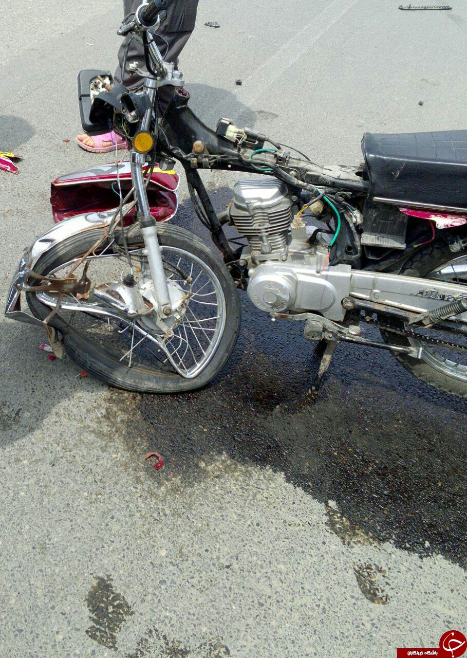 فوت پيرمرد 60 ساله در تصادف + تصویر