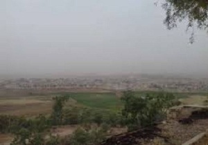 خروج پدیده گردو غبار از آسمان استان