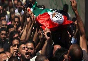 شهادت یک فلسطینی به دست اشغالگران صهیونیست