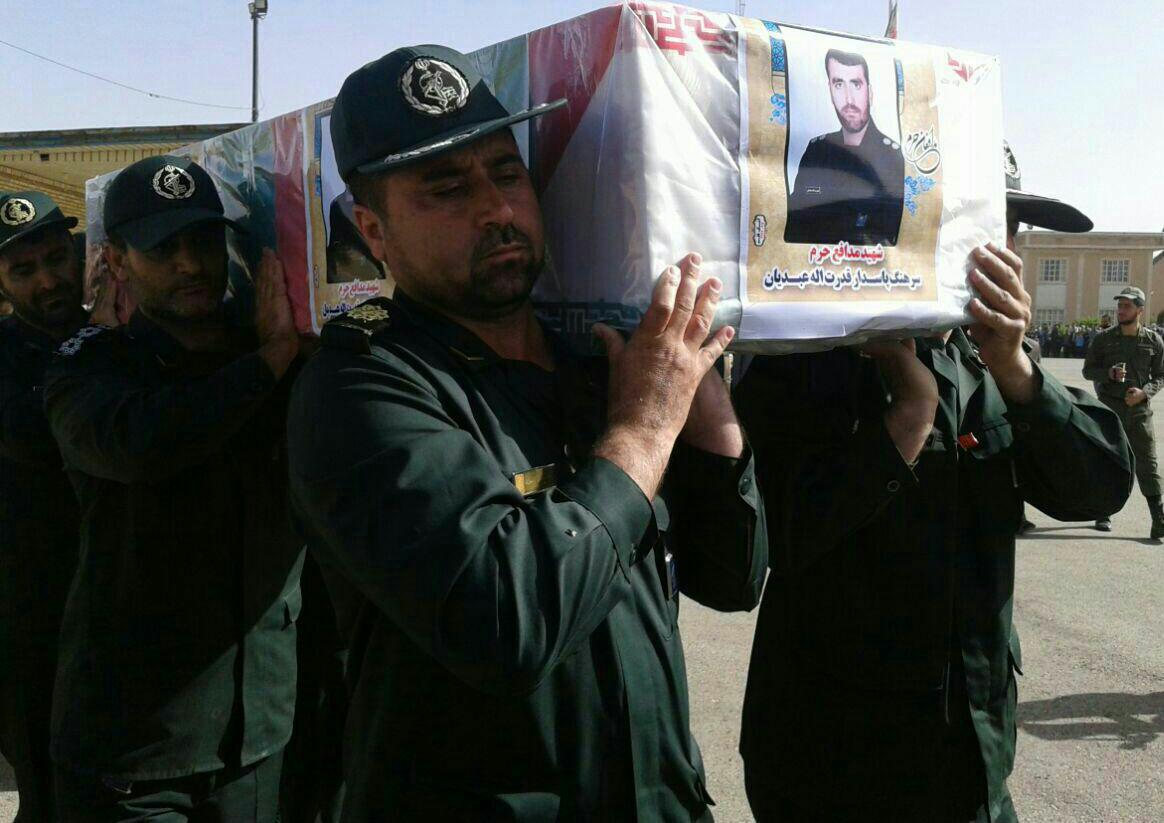 تشیع پیکر شهید مدافع حرم در کوهدشت