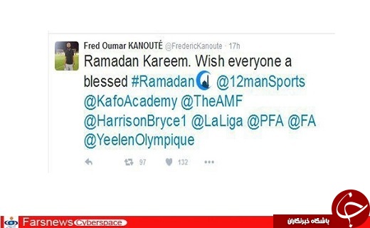 تبریک&zwnj;های رمضان؛ از بنزما و اوزیل تا توران و پودولسکی+تصاویر