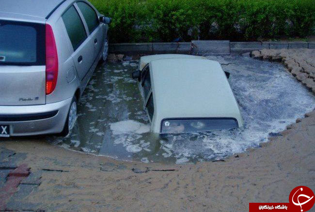 احمقانه ترین تصادفات جهان درحین حال خطرناک+12عکس