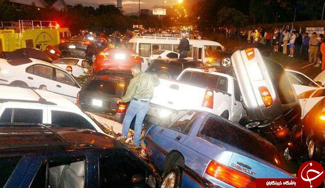 احمقانه ترین تصادفات جهان درحین حال خطرناک+12عکس