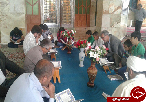 مراسم جزءخوانی قرآن کریم در شهر آباده به روایت تصویر
