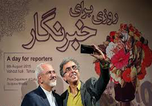 شعر رضا رفیع در روز خبرنگار برای ظریف/ شش سال دیگر رئیس جمهور تویی + فیلم