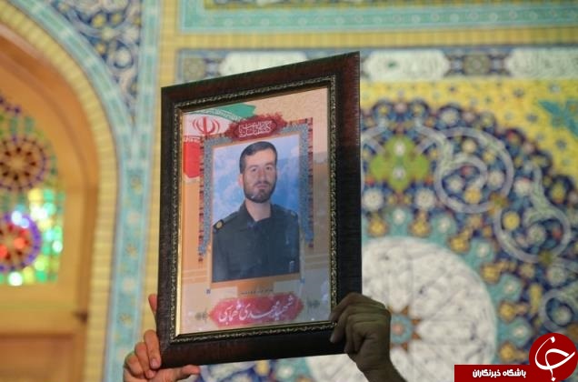تشیع پیکر شهید مدافع حرم و خادم مسجد مقدس جمکران