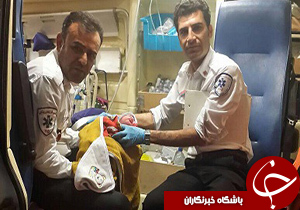 تولد نوزاد عجول به کمک تکنسین های اورژانس