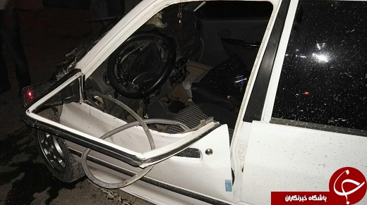 پرایدی که با سرعت به داخل مغازه رفت + تصاویر