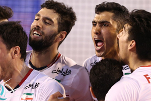 ملی‌پوشان والیبال از سد چین گذشتند