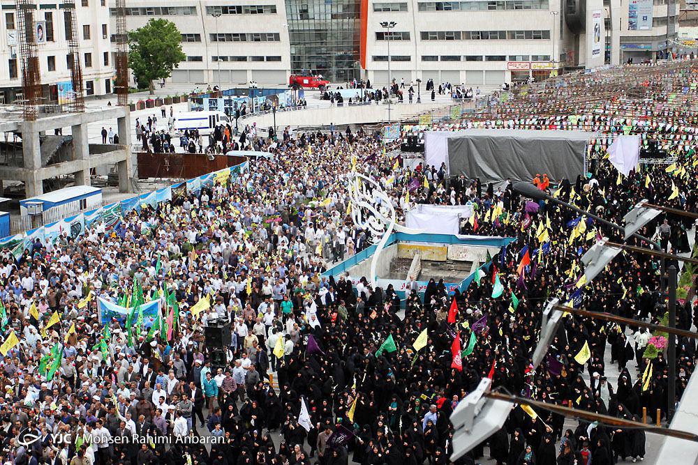 اجتماع عظیم منتظران ظهور مهدی موعود (عج)- مشهد+ تصویر