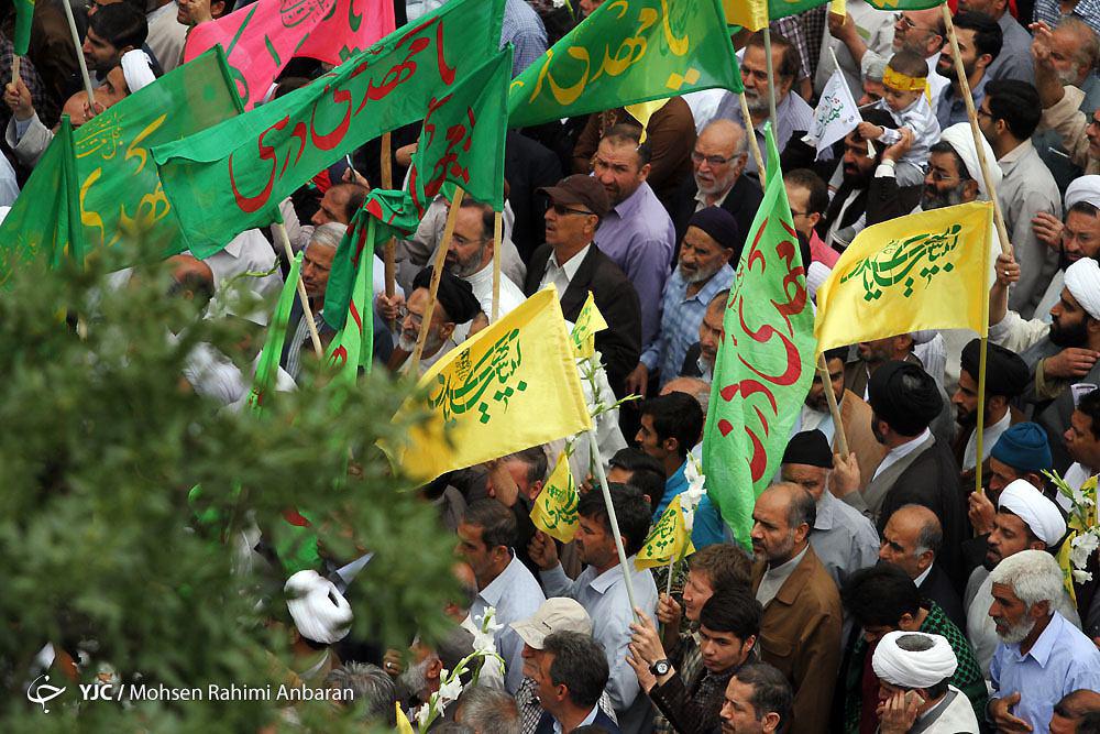 اجتماع عظیم منتظران ظهور مهدی موعود (عج)- مشهد+ تصویر