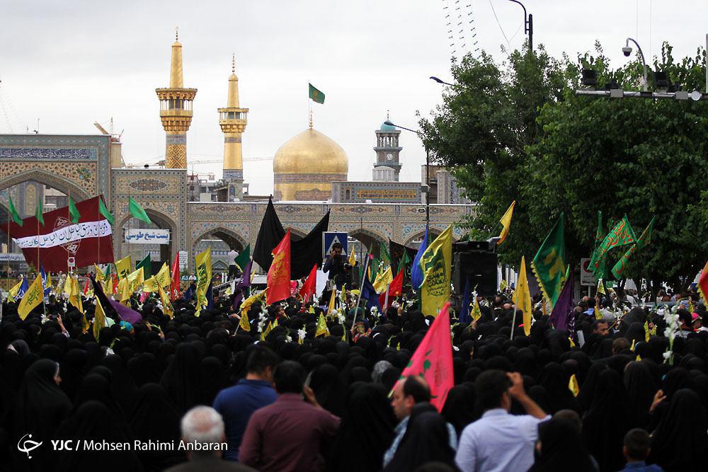 اجتماع عظیم منتظران ظهور مهدی موعود (عج)- مشهد+ تصویر