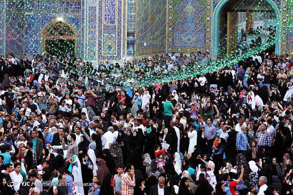 حال و هوای شهر مشهد و حرم رضوی در نیمه شعبان+ تصویر
