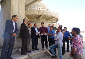 سرعت در تکمیل زمین فوتبال ورزشگاه میانرود