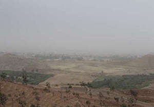 آسمانی غبار آلود برای استان