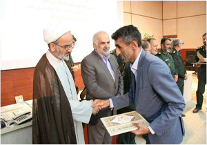 قدردانی خادم موفق راهیان نور مازندران