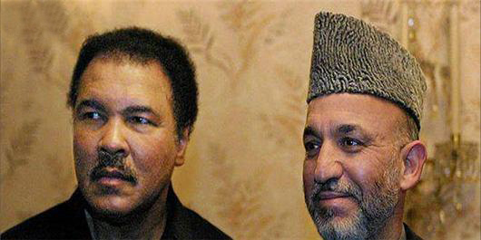 کرزی برای حضور در مراسم خاکسپاری &laquo;محمد علی کلی&raquo; به آمریکا رفت