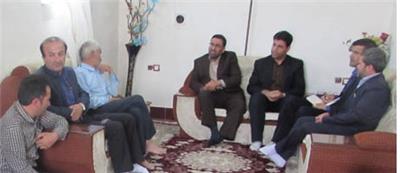 قدردانی از قهرمان مسابقات دوومیدانی کشور در شهرستان فامنین