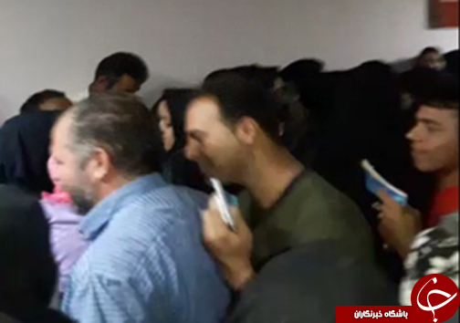 شهروندخبرنگار؛صف عجیب بخش سونوگرافی یک بیمارستان + فیلم