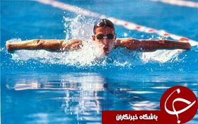 نشان های رنگی بر گردن شناگران جانبازان و معلولین