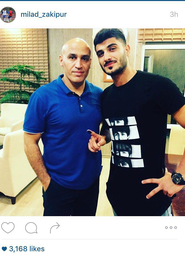 زكي پور: از كودكي علاقمند بودم به استقلال بپيوندم + عکس