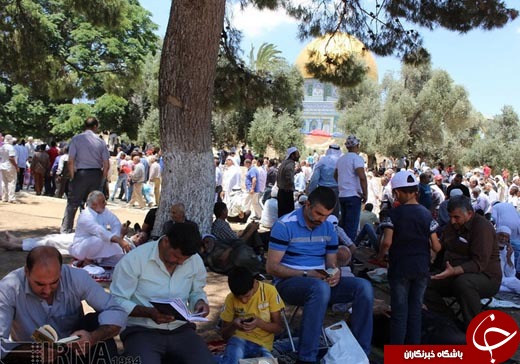 عکس/ نماز جمعه در مسجد الاقصی &lrm;