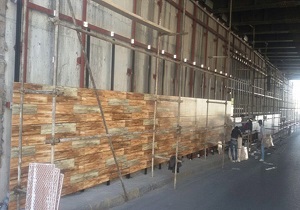 بدنه سازی زیرگذر با روش تکنیک نمای خشک