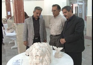 پیکرهایی از جنس سنگ ، نمایشگاه آثار سنگی هنرمند جوان مهابادی