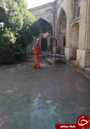 تنظیف مساجد در ماه مبارک رمضان + تصاویر