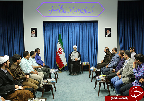 ديدار عوامل نمایش« فصل شیدایی » با نماينده ولی فقيه