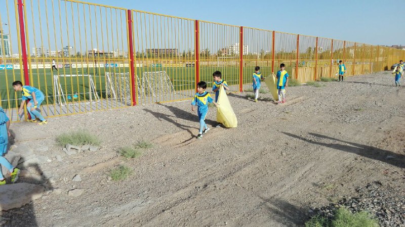 احترام به محیط زیست در ورزشگاه کرمان
