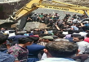 ریزش دیوار یک کشتارگاه در جوانرود سه مصدوم برجای گذاشت