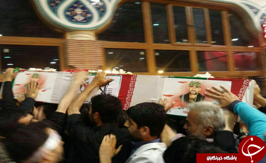مراسم وداع با پیکر شهید حسینعلی پور ابراهیمی درگاه+تصاویر