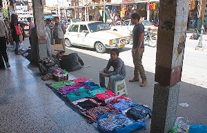 اجتناب دستفروشان از رفتن به پارک ربیع