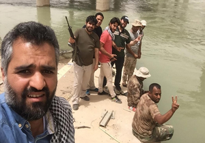 زخمی شدن امیر نوری در فلوجه عراق صحت ندارد