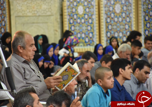 محفل انس با قرآن در حرم مطهر سید علاالدین حسین(ع) + تصاویر