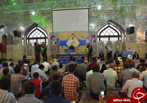 محفل انس با قرآن در حرم مطهر سید علاالدین حسین(ع) + تصاویر